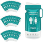 Emergency Portable Urine Bag, 12/24 PCS Travel Urinal Bag for Women/Men, 800ML Disposable Urine Bag Suitable Pee Bags for Travel for Camping, Traffic Jams, Pregnant Women, Children, Patients