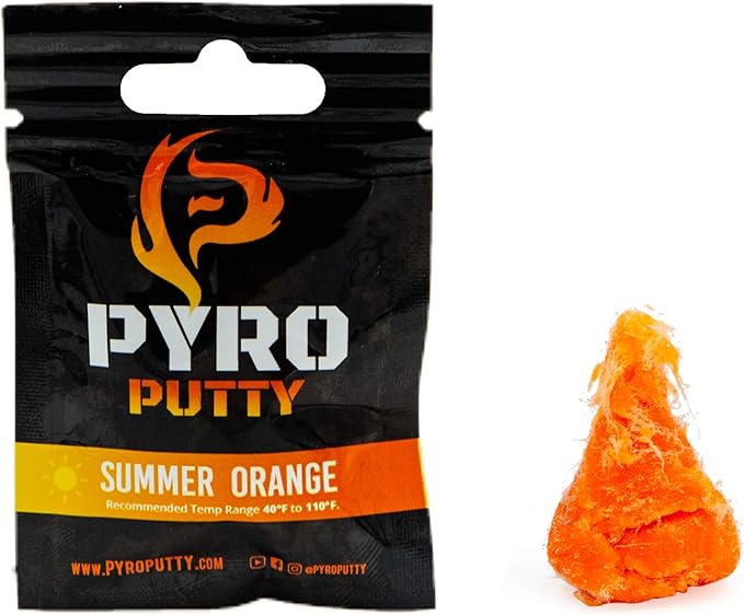 Phone Skope Pyro Putty Fire Starter Single Use 20 or 50 ct Foil Packs | for One Use & Avoids The Sticky Mess | Tear, Separate, Ignite