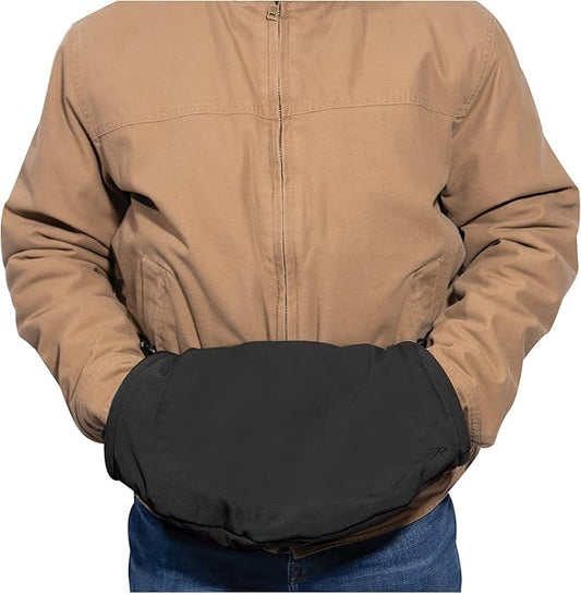 Rothco Soft Shell Hand Warmer Muff – Ergornomic Fleece Lined Winter Muffler for Camping