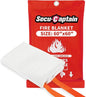 SecuCaptain Emergency Fire Blanket for Home - 60"x60" X-Large Flame Retardant Blankets with Fireproof Tabs for House Camping Kitchen Fire Protection Survival Safety