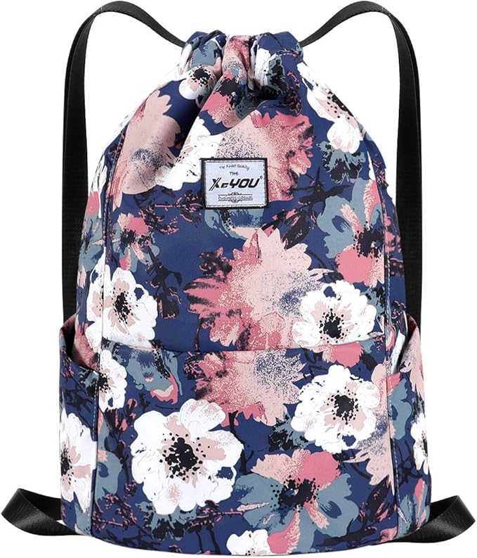 XEYOU Drawstring Sports Backpack Lightweight Gym Yoga Sackpack Shoulder Rucksack Casual Outdoor Daypack for Women and Men