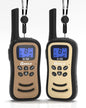 Qniglo Walkie Talkies for Adults/Kids, Rechargeable Walkie Talkies Long Range with 22 FRS Channels, VOX 2 Way Radios with LED Flashlight for Hiking Camping Trip Adventure(Coffee, White)