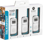 Motorola Solutions, Portable FRS, T114TP, Talkabout, Two-Way Radios, Battery Operated, 22 Channel, 16 Mile, White/Blue, 3 Pack