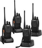 Long Range Walkie Talkies Rechargeable Two Way Radios 16-Channel UHF 2-Way Radio for Adults (Pack of 4)