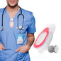 Nurse Accessories for Work,Night Light Nurse Nightshift Hand Free LED Flashlight Clip On to Clothing,Magnetic Flashlight for Walking Running Pets Outdoors Emergency(2 Extra Battery)