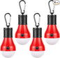 Doukey Portable Camping Lanterns [4 Pack] LED Tent Lanterns Emergency Light for Backpacking, Hiking, Hurricane Outage