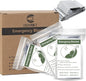 Emergency Mylar Thermal Blankets, Designed for Outdoors, Survival Reflective Thermal First Aid Foil Blanket(12-Packs)