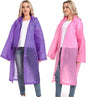 Rain Ponchos for Adults Reusable Raincoats Survival Heavy Duty Military Impermeable 2 Packs Rain Coat…