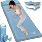 Self Inflating Sleeping Pad for Camping - 3.1" Thick Foam Sleeping Pad with Inflatable Bag, 9.5 R-Value Insulated Camping Mattress Pad for Car Camping Backpacking Hiking Camping Mat