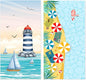 Microfiber Sand Free Beach Towel 72"x36",Extra Large Lightweight Super Absorbent Thin Fast Drying Towels for Swimming Bathing Pool Outdoor Hiking Adults(2 Pack Sunshine Coast)