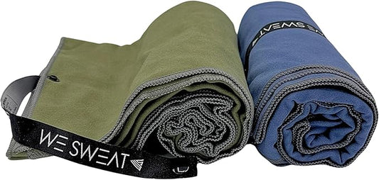 Microfiber Soft and Absorbent Gym Towels, Silver ION Odor-Free Absorbent Fiber, Fast Drying Men & Women Workout Gear for Body Sweat, Working Out, Towels, Sports Exercise Fitness Gear