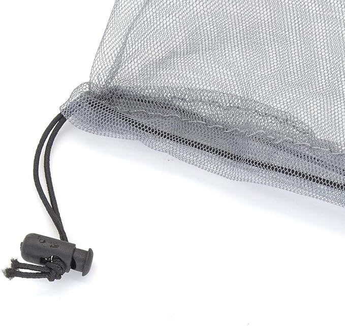 Dohia Mosquito Head Net Mesh with Drawstring Bug Face Netting Insect Net Mask Cover Mesh Face Shield for Men & Women Beekeeper Net Mask Protection D1-QWM (Grey)