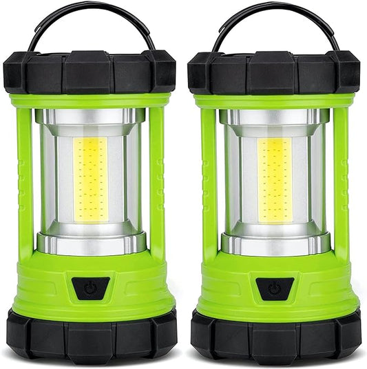 Rechargeable Camping Lantern, 3000LM 5 Light Modes Camping Light 4400 Capacity Phone Charger LED Impact-Resistant Flashlight Lantern Portable Waterproof Hurricane Lanterns for Emergency