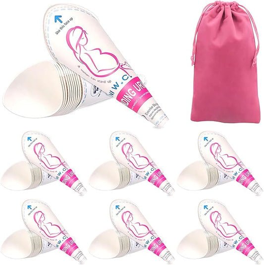JIURUN Female Urination Device Pee Funnel for Women Portable Disposable Female Urinal Funnel to Standing Pee for Pregnant, Wounded, Travel, Camping, Outdoor Activities (51)