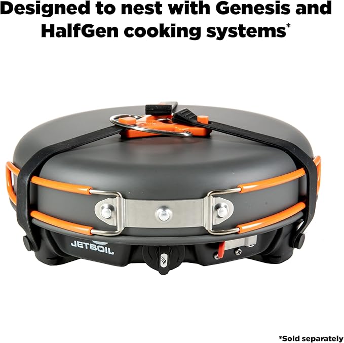 Jetboil 10-Inch Non Stick Camping Cookware Fry Pan for Jetboil Camping and Backpacking Stoves