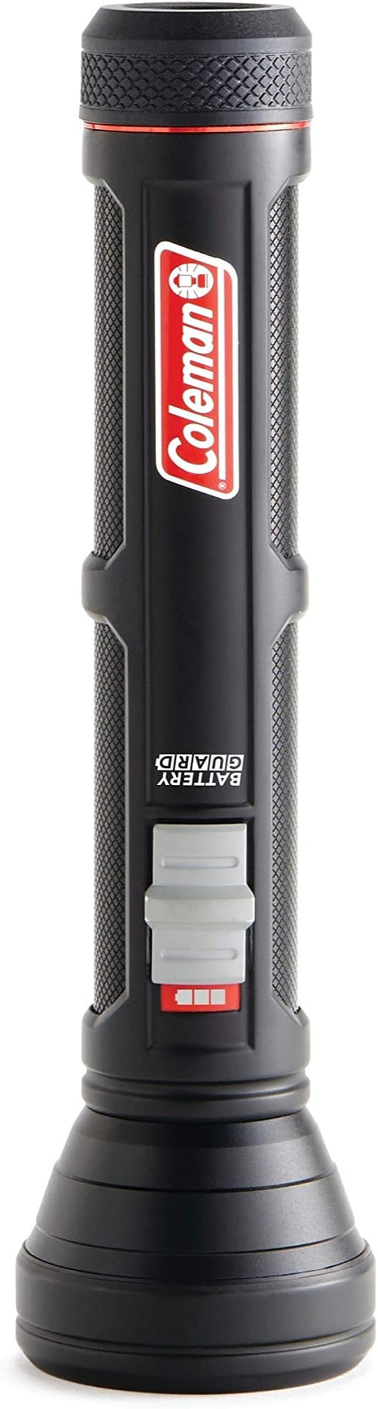 Coleman LED Flashlight with BatteryGuard Technology, Strong & Lightweight Water-Resistant Flashlight with Extra Drop Protection, Up to 25% More Battery Life than Traditional Flashlights