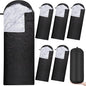Macarrie 6 Pack Camping Sleeping Bags Bulk for Adults Backpacking Lightweight Waterproof 4 Season with Compression Sack Sleeping Bag for Hiking Travel Outdoor Travel Hunting