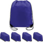 BeeGreen Drawstring Backpack Bags 20,30,50 Packs Reflective String Bags for Gym Sport Trip Cinch Sack DIY for Women Men