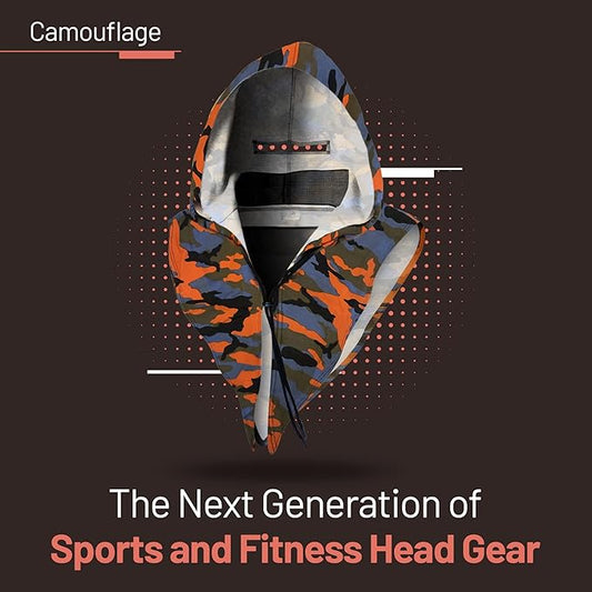 Green Camoflage, Fashion Hoodie with Internal Pockets