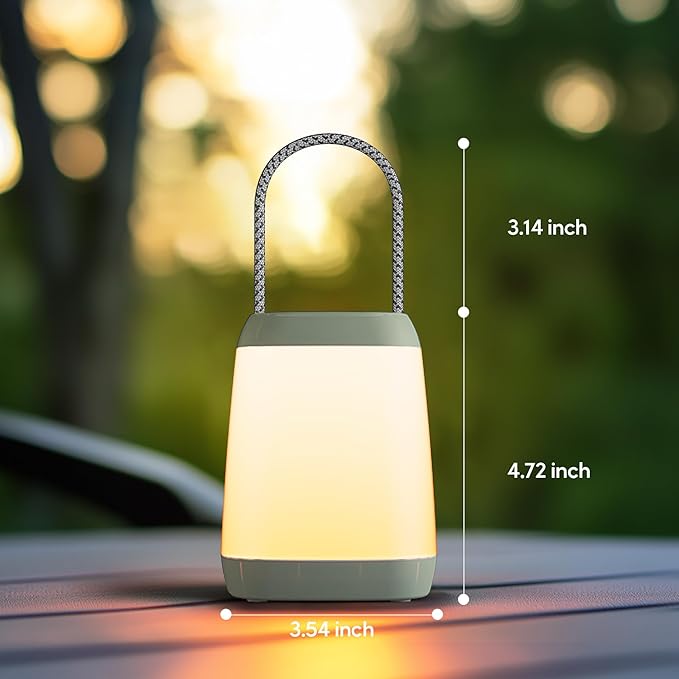 2 Pack LED Camping Light, Battery Powered LED Tent Lantern with 3 Modes, Portable Night Light for Camping, Hiking, Emergency, Backpacking, Indoor and Outdoor Use