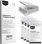Emergency Blankets for Survival Gear (Pack of 4), Camping Blanket, Emergency Blanket, Thermal Blanket, Mylar Space Blanket, Survival Blanket, First Aid Supplies, Outdoors