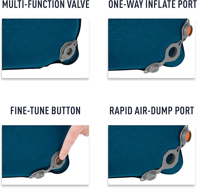 Sea to Summit Comfort Deluxe Self-Inflating Foam Camping Mattress, Large (79 x 29 x 4 inches)