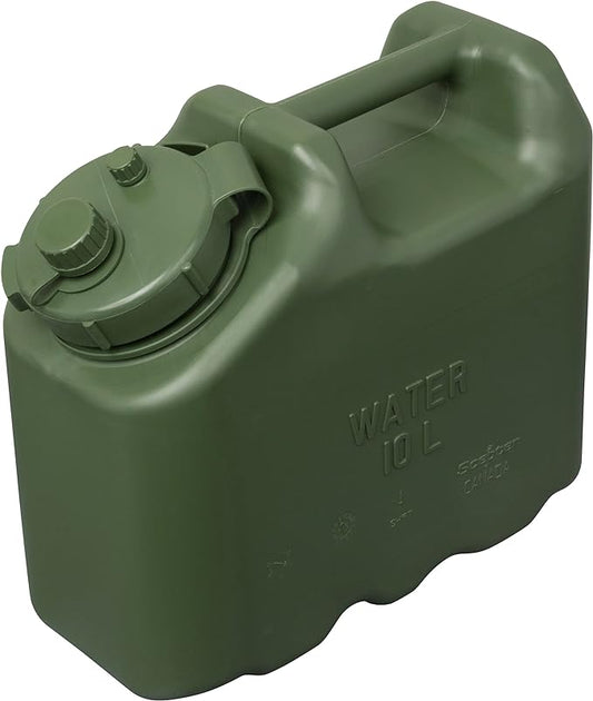 Scepter 2.5 Gallon True Military BPA Free Water Container, Food Grade Water Jug for Camping and Emergency Storage