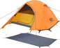2 Person Camping Tent with 3 Aluminum Alloy Poles, 4 or 3 Season Waterproof Tent, Double Layer,Easy Setup, 2 Doors for Outdoor Hiking,Mountaineering,Survival,Travel