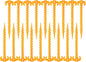 AYAMAYA 8/12/16 PCS Spiral Tent Stakes, 8 Inch Screw in Sand Stakes, Easy Installation Camping Ground Stakes, Tent Spikes with Storage Bag for Beach Garden Yard Canopy Tarp Rainfly Tent Accessories