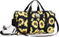 KAMO Travel Duffle Bag, Weekender Bags for Women with Shoe Compartment, Gym Bag for Women with Wet Pocket Workout Dance Tote Bag Personal Item Travel Bag with Trolley Sleeve