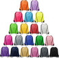 Vorspack Drawstring Backpack 20 Pieces for Party Gym Sport Trip