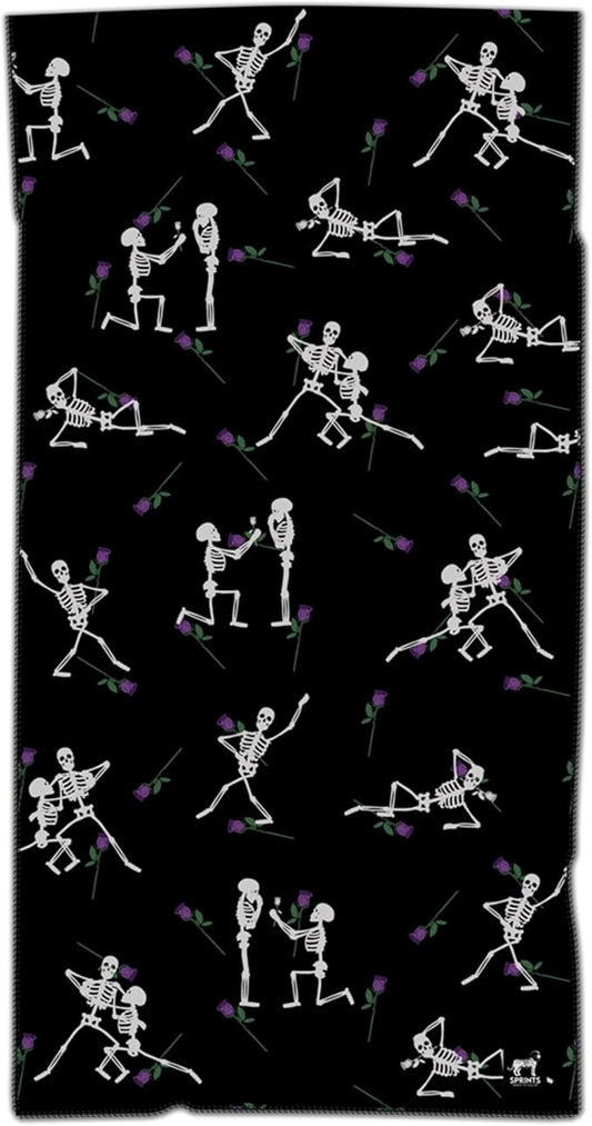 Sprints Athletic Running Towel, Full-Sized, Car Seat Cover - Performance Microfiber…(Til Death Run Us Apart)