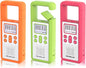 Rechargeable Walkie Talkie for Long Range 3 Pack,with FM/NOAA, Weather Alert, Hook Design,SOS SirenVolume Adjustment, Ldeal for Survival Biking Hiking Camping (Rose Green Orange)