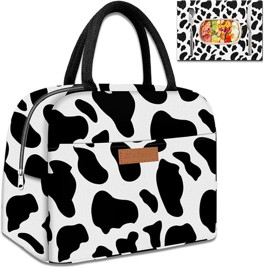 Cute Lunch Bag Women with Placemats, Insulated Lunch Box for Women, Placemats Keep Clean and Hygienic Durable Leakproof Thermal Bag High Capacity for Travel Picnic Insulated Lunch Bag