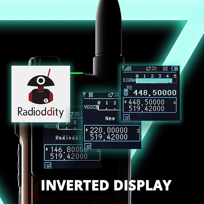 [Chirp & APP Programming] Radioddity GS-5B Dual Band Ham Radio Handheld, BT APP Programming Long Range Two Way Radio, Dual PTT, 2000mAh USB Rechargeable Battery & High Gain Antenna