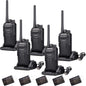 Retevis RT27 Walkie Talkies for Adults Long Range,2 Way Radio Rechargeable,VOX HandsFree,Heavy Duty,Portable FRS Two-way Radios for Commercial Retail Restaurant School(5 Pack)
