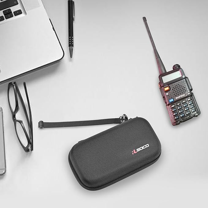 RLSOCO Hard Case for BAOFENG BF-F8HP/UV-5R/BF-888S/UV-82 Dual Band Handheld Two-Way Radio (Case Only)