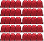 GoodtoU Drawstring Backpack Bulk 48 Pcs Drawstring Bags bulk Red Nylon Draw String Bag for Women Men