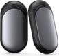 Hand Warmers Rechargeable, KNIFOD 2 Pack 6000mAh Portable Electric Handwarmers, Reusable USB Pocket Heater Great for Raynauds, Hunting, Golf, Camping, Christmas Outdoor, Women Mens Warm Gifts