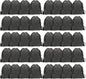 GoodtoU Drawstring Bags, Drawstring Backpacks Bulk Nylon Backpack Draw String Back Bag Cinch Sack Drawstring Gym Bag String Backpack for Sport, Traveling, Team (40Pcs, Grey)