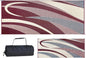 Stylish Camping Stylish Camping Reversible Graphic Patio Mat - 8' x 20', Burgundy/Black