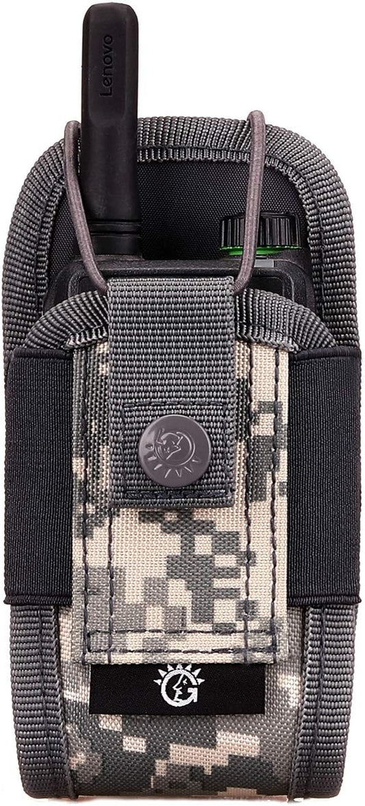 SINAIRSOFT Nylon Radio Holster, Universal Radio Case Lightweight Military Interphone Storage Bag Pouch for Molle System Walkie Talkies Holster Accessories