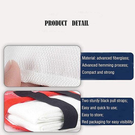 TONYKO Emergency Fire Blankets, Flame Retardant Protection and Heat Insulation Designed for Kitchen,Fireplace,Grill,Car,Camping