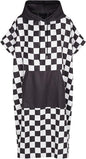 Nomada Checkered Changing Poncho | Hooded Towel