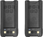 BAOFENG 2 Packs UV-9R Plus Battery USB-C Charger Enlarge 4800mAh Capacity Thicken BL-9 Li-ion Battery for T57 Accessories UV-9R Plus MK1 Portable Radio Battery for Adult