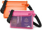 HEETA Waterproof Fanny Pack, Waterproof Pouch Dry Bag 2/3/4 Pack for Phone, Adjustable Waist Strap and Screen Touch Sensitive for Swimming Kayaking Boating Beach Fishing Diving Surfing Accessories