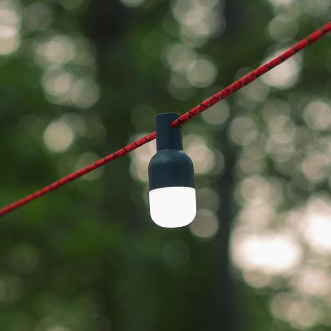 MPOWERD Luci Solar Site Lights: Stringless String Lights, Six Detachable Mini Camping Lights with Tent Stakes and Charging Case | Lights 1,000 sq ft | Rechargeable via Solar and USB | Lasts 20 Hours