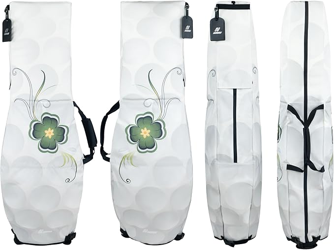 SANDIAN, Golf Travel Bag Cover for Airlines Transit, Heavy-Duty Oxford 1260D, Thick Padded Club Protection Covers, Durable PU Coatings for All Weather Resistant, One Size Fits All