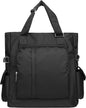 VOLGANIK ROCK Canvas Tote Bag Waterproof Nylon Multi Pocket Shoulder Bags Laptop Work Bag Teacher Purse Handbag for Women Men