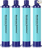 Membrane Solutions Straw Water Filter S1, NSF/ANSI 42&372&401 certificated, Survival Filtration Portable Gear, Emergency Preparedness, Supply for Drinking Hiking Camping Team Family Outing